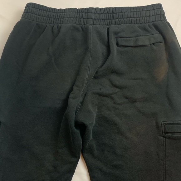 Nike Pants | Nike Fleece Cargo Sweatpants Mens Black Sweats | Poshmark